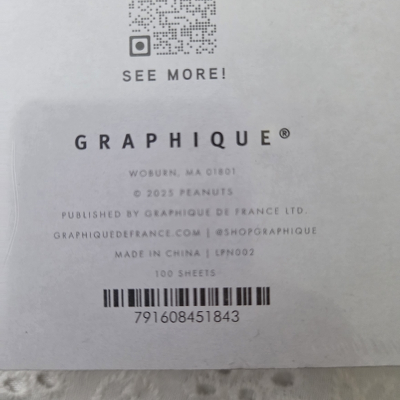 Peanuts Snoopy Notepad Set - Picture 5 of 5